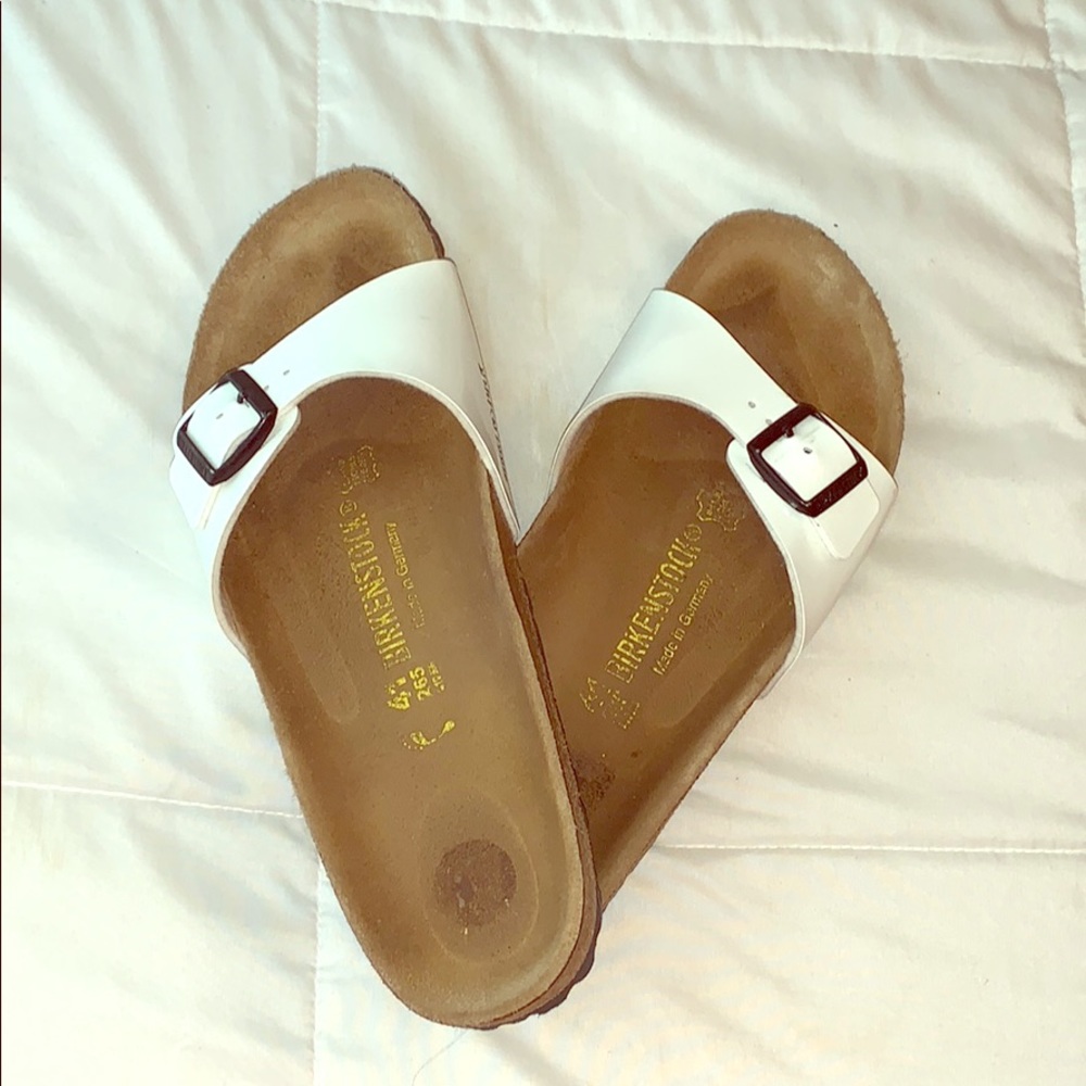 birkenstock’s! bought at a second hand store!